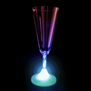 LED Flashing 16oz Hurricane Glass LED Flashing 16oz Hurricane Glass