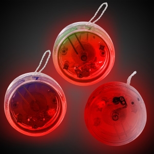 Red LED Yo-Yos - 12 Pack