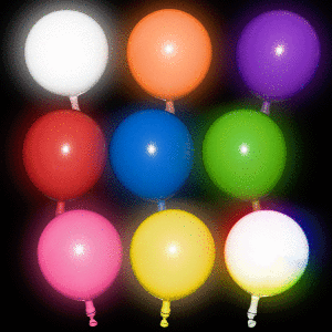 Light Up 14 Inch Blinky Balloons Light Up 14 Inch Blinky Balloons