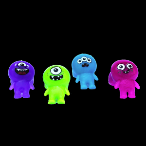 1"Light-Up Monster Rings