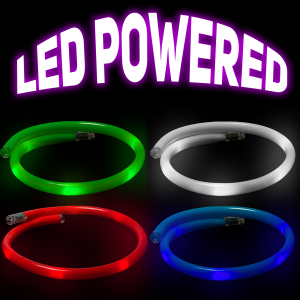 20" Light-Up Flashing Tube Necklace