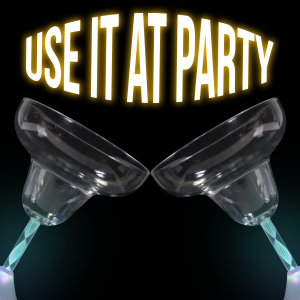 LED Flashing Margarita Glass - 8 oz