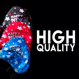 10" New Years Light-Up Bow Headbands