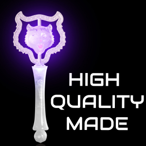 10" Light-Up Glitter Tiger Wand