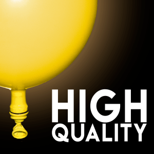 LED Light Up 14 Inch Blinky Balloons - Yellow