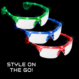 LED Flashing Sports Sunglasses
