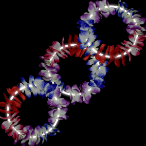 22 Inch Glow Leis - White