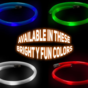20" Light-Up Flashing Tube Necklace