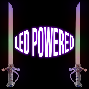 LED Light-up Multicolor Sword