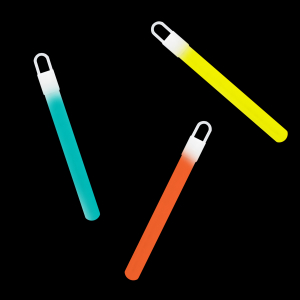 4 Inch Light Sticks - 5 Color Mix
