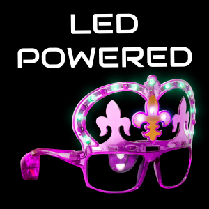 Light-Up Mardi Gras Shades