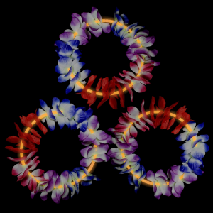 22 Inch Glow Leis - Orange