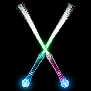 15" Fiber Optic Magic Ball Wands