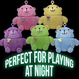 7" Light-Up Puffer Bears