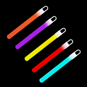 4 Inch Light Sticks - 5 Color Mix