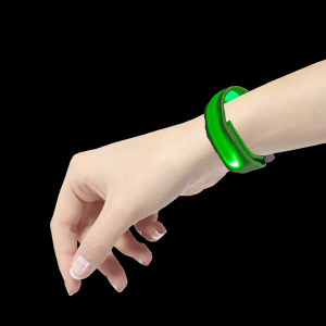 9.5" LED Fabric Bracelet- Green