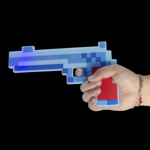 10" LED Light-Up Pixel Pistol