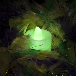 Light Up Tea Light Candles LED- Green