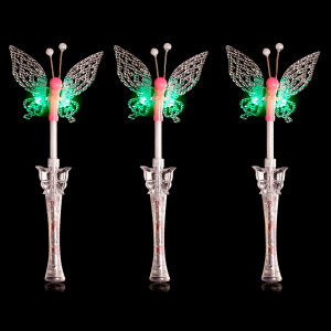 17" Light-Up Musical Butterfly Wand
