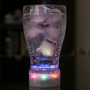 LED Flashing 10oz Glass