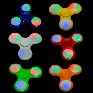 LED Light-Up Fidget Spinners LED Light-Up Fidget Spinners