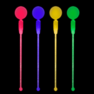 LED Light Up Circle Cocktail Stirrers LED Light Up Circle Cocktail Stirrers