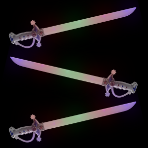 LED Light-up Multicolor Sword