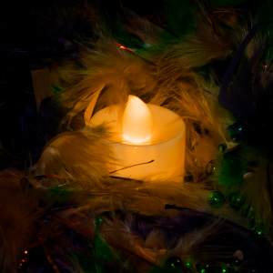Light Up Tea Light LED Candles- Orange