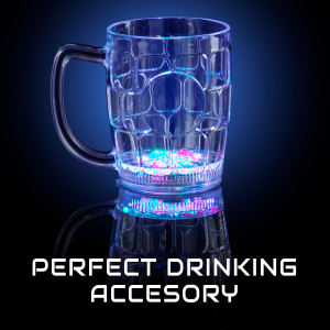 LED Flashing 16oz Beer Mug