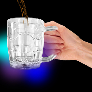LED Flashing 16oz Beer Mug