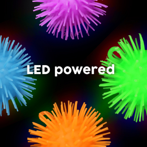 LED Flashing Pom-Pom Balls