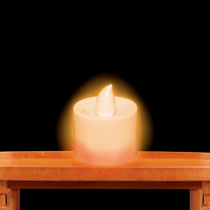 Light Up Tea Light LED Candles- Orange