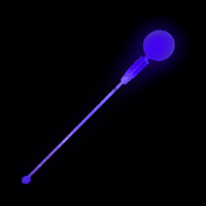 LED Light Up Circle Cocktail Stirrers - Blue