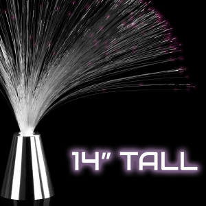 LED Flashing Fiber Optic Lamp - Color Changing