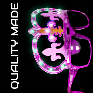 Light-Up Mardi Gras Shades