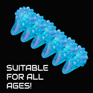 LED Flashing Bumpy Ring- Blue