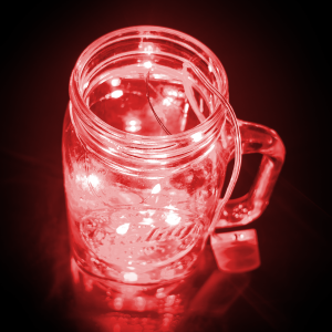 39 Inch Copper Wire Fairy Lights - Red