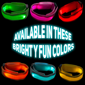 9.5" LED Fabric Bracelet