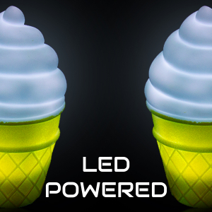 5.5" Ice Cream Cone LED Tap Lamp