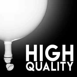 LED Light Up 14 Inch Blinky Balloons - White