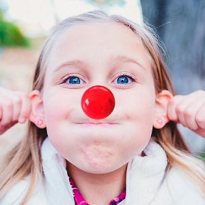 Light Up Flashing Reindeer Nose (Per 12 pack)