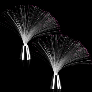 LED Flashing Fiber Optic Lamp - Color Changing