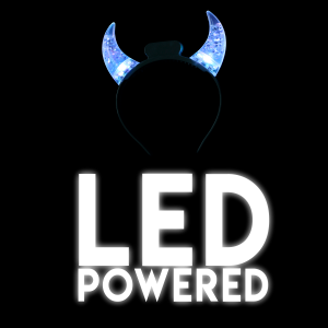 Light-Up Water Glitter Devil Horn
