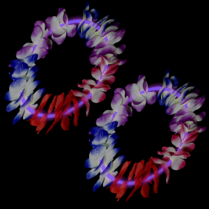 22 Inch Glow Leis - Purple