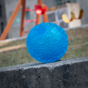 2.5" Light-Up Crystal Ball- Blue