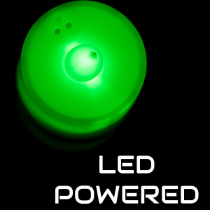 Light Up Tea Light Candles LED- Green