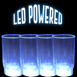 LED Flashing Shot Glass - 2 oz