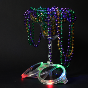 33" Mardi Gras Beads (12pcs/pack)