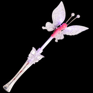 17" Light-Up Musical Butterfly Wand
