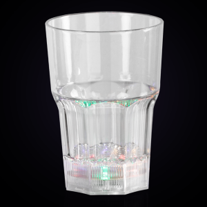 LED Flashing 8oz Whiskey Glass